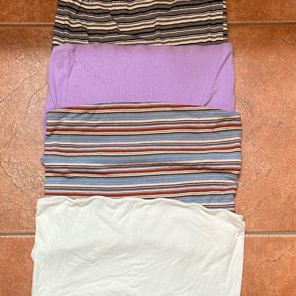 cropped tube tops